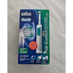 Braun Oral-B Ultra Plak Control Power Spinning Toothbrush New